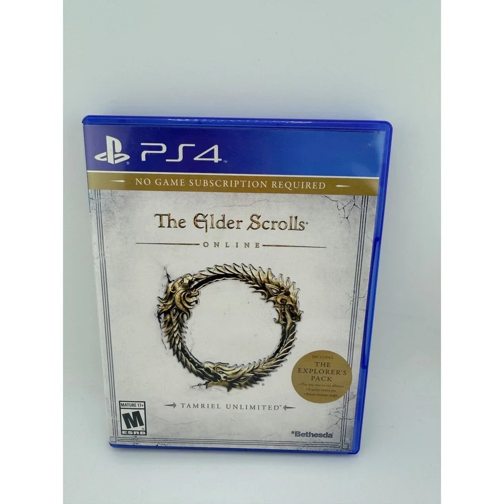The Elder Scrolls Online Tamriel Unlimited PS4 PlayStation 4 Bethesda CUSA-00132